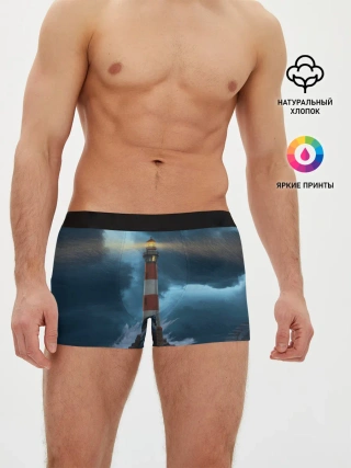Мужские трусы боксеры / НОЧНОЙ МАЯК