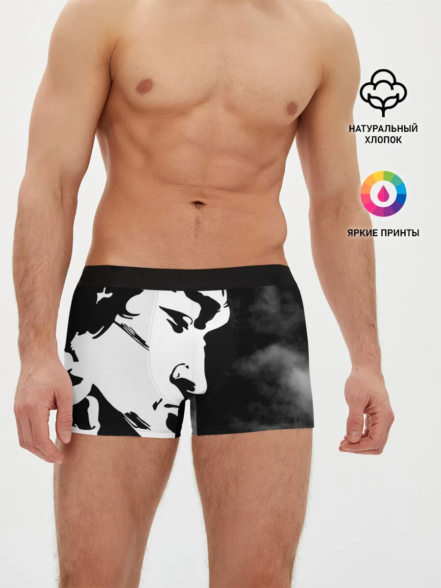 Мужские трусы боксеры / Профиль Виктора Цой