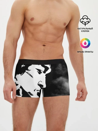 Мужские трусы боксеры / Профиль Виктора Цой