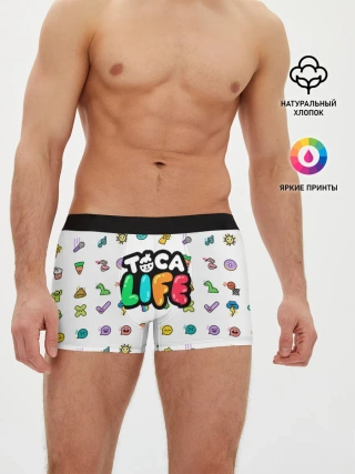 Мужские трусы боксеры / Логотип | Toca Boca | Тока Бока