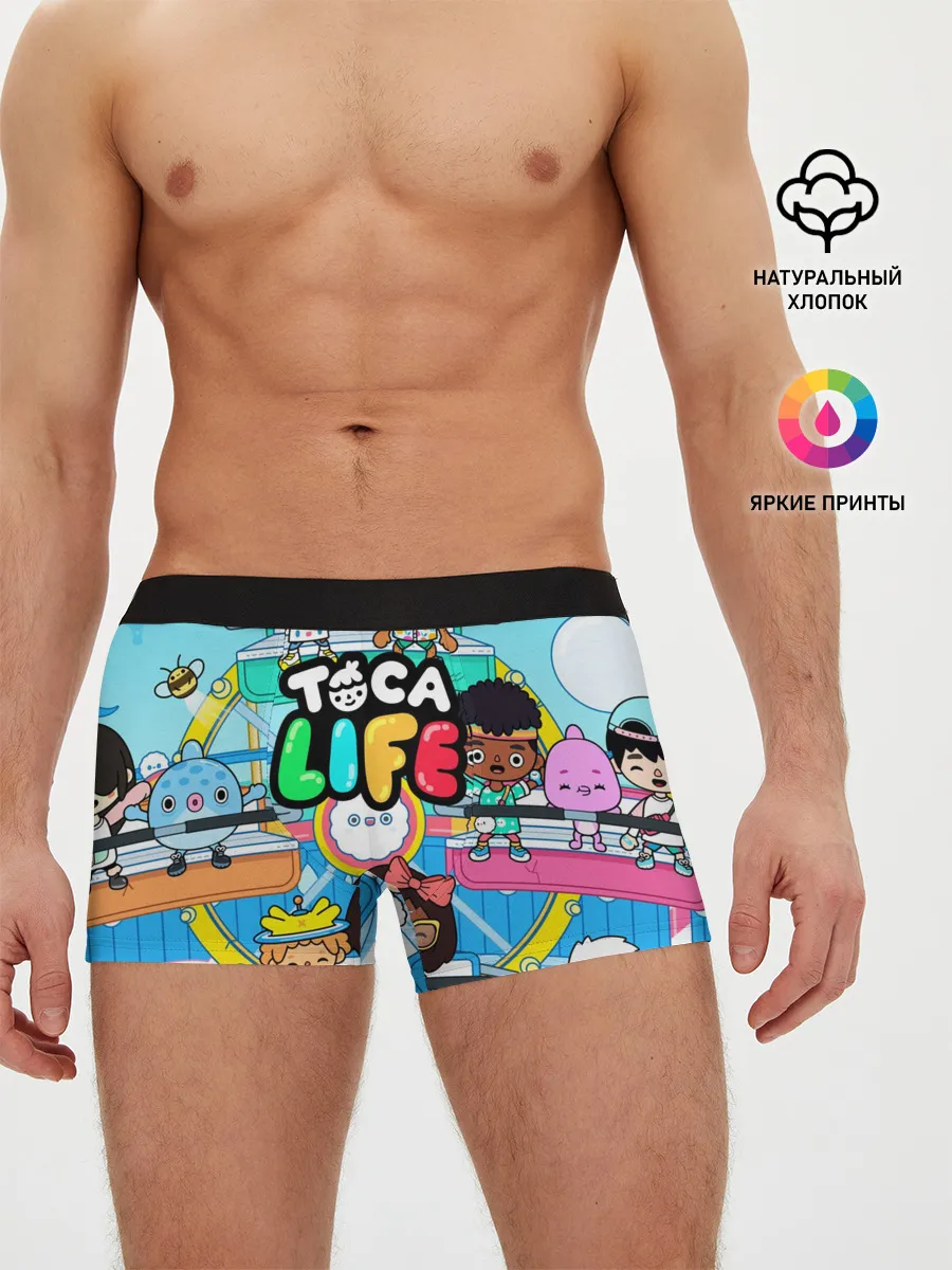 Мужские трусы боксеры / Toca Boca | Тока Бока аттракцион