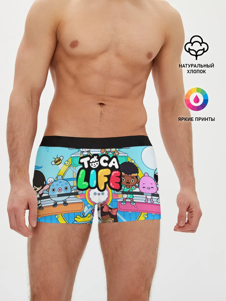 Мужские трусы боксеры / Toca Boca | Тока Бока аттракцион