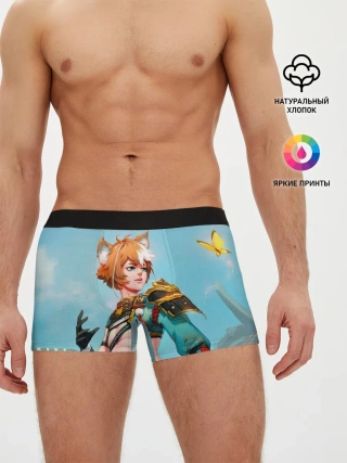Мужские трусы боксеры / Горо Genshin Impact