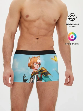 Мужские трусы боксеры / Горо Genshin Impact