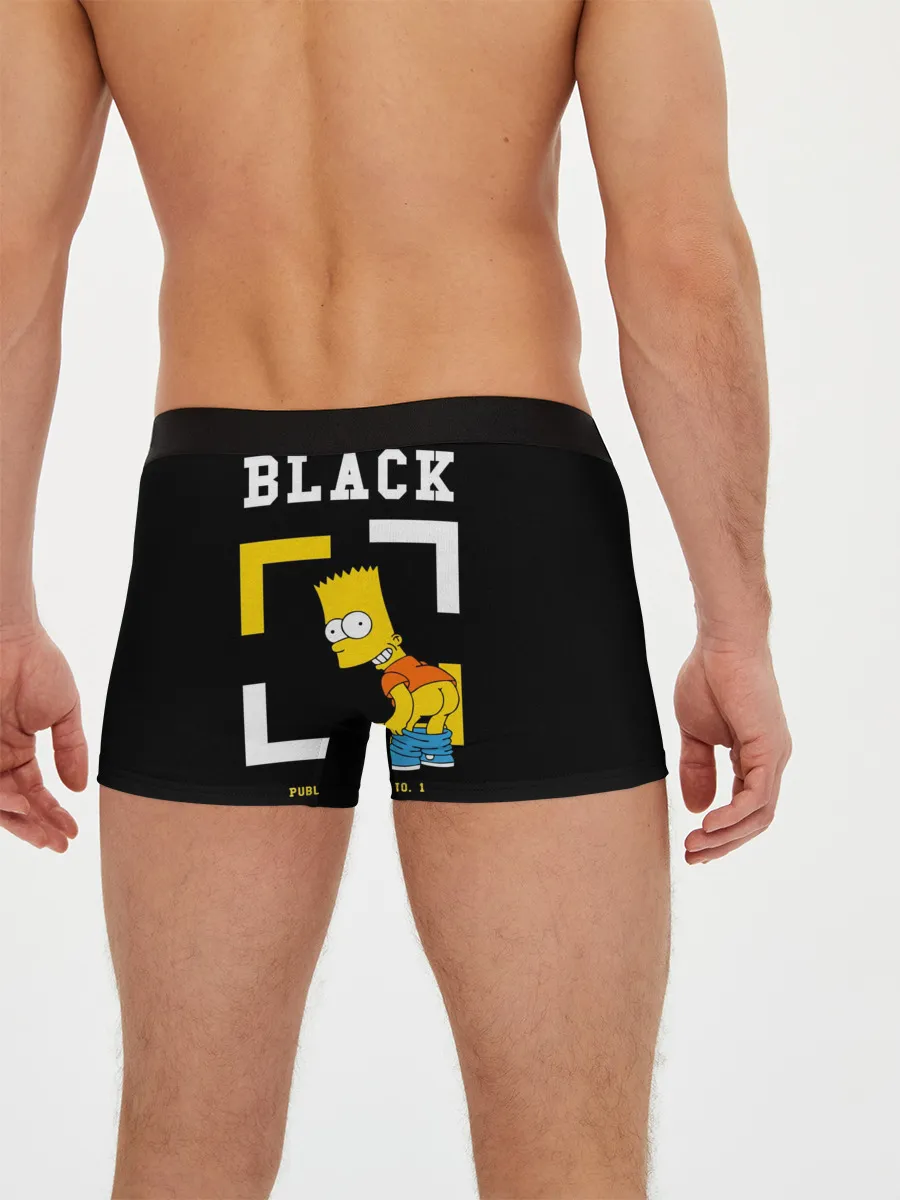 Мужские трусы боксеры / Симпсоны х ON BLACK