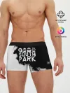 Мужские трусы боксеры / Все пацаны на черном фоне Южный Парк