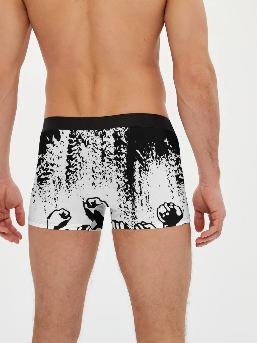 Мужские трусы боксеры / АНАРХИЯ / РЕВОЛЮЦИЯ,