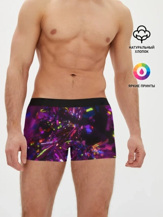 Мужские трусы боксеры / Фиолетовый бриллиант