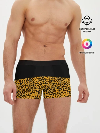 Мужские трусы боксеры / СТИЛЬ ЛЕОПАРДА