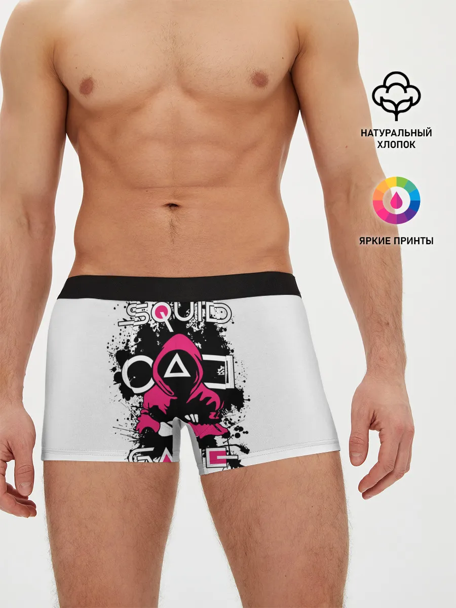 Мужские трусы боксеры / Squid game: guard-killer.