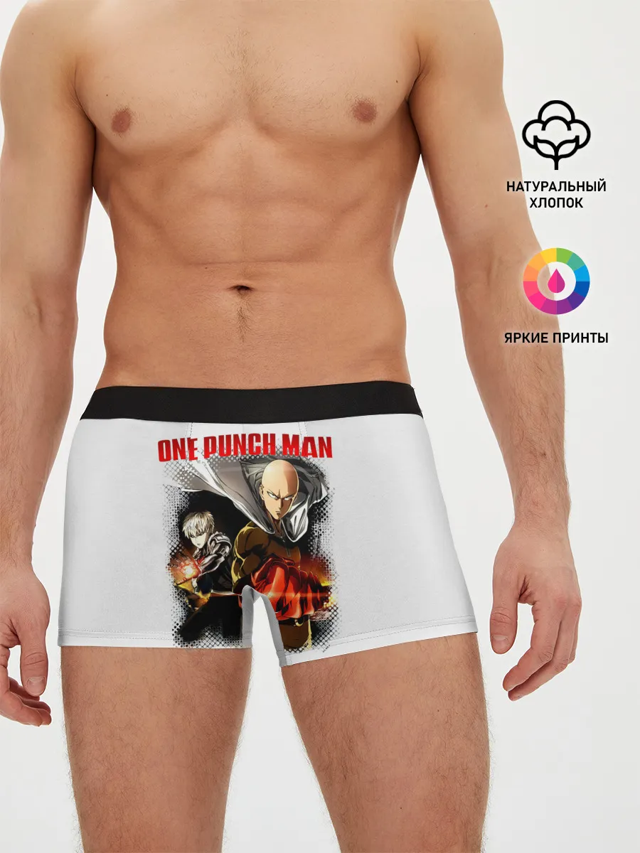 Мужские трусы боксеры / Сайтама и Генос One Punch-Man