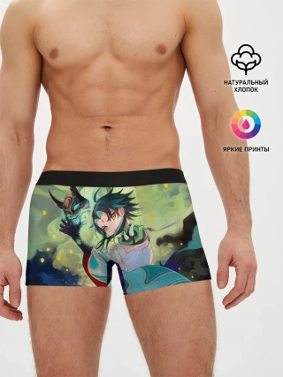 Мужские трусы боксеры / Xiao | Сяо | Genshin Impact