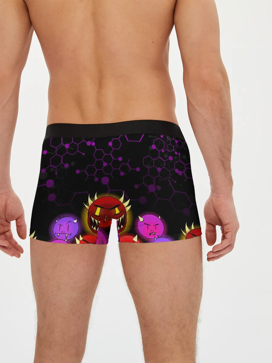 Мужские трусы боксеры / GEOMETRY DASH DEMONS / ДЕМОНЫ