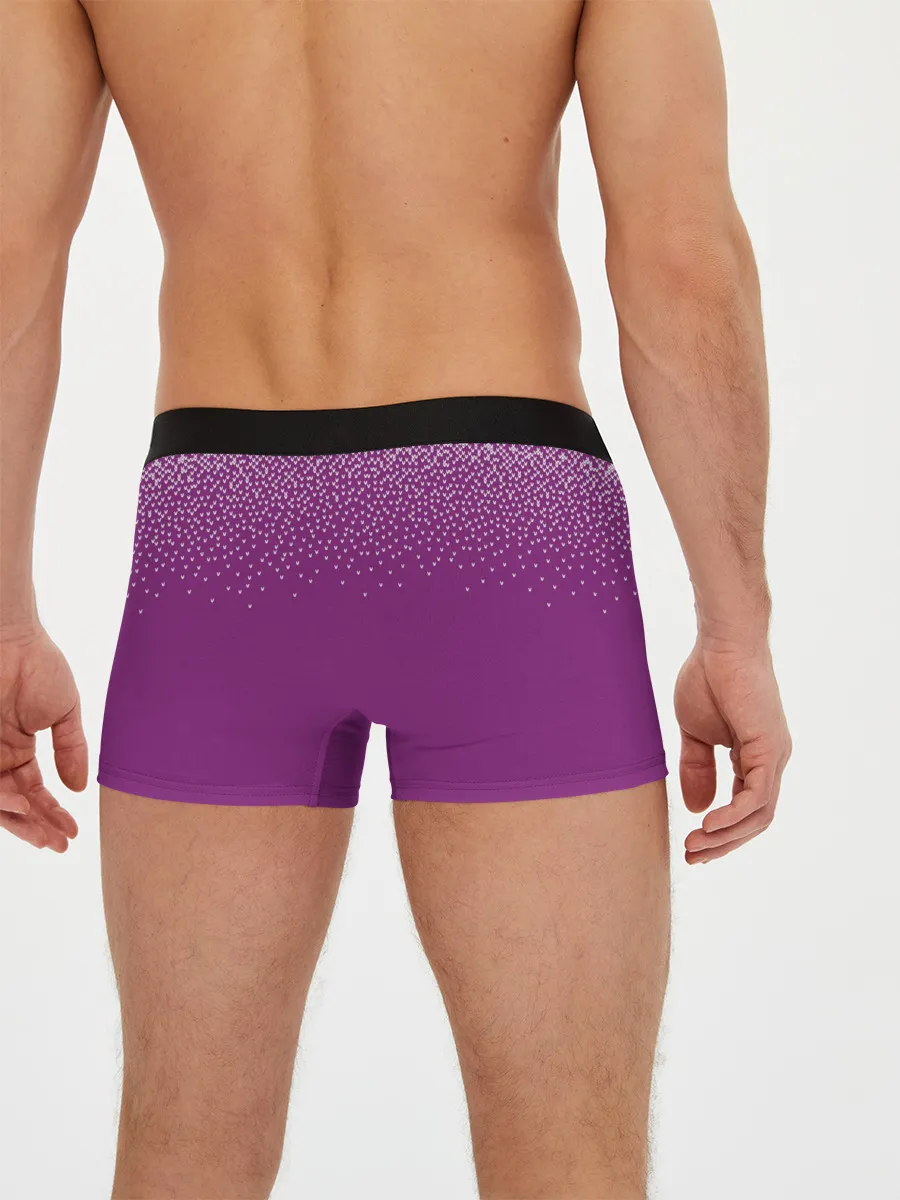 Мужские трусы боксеры / Новогодний дом.