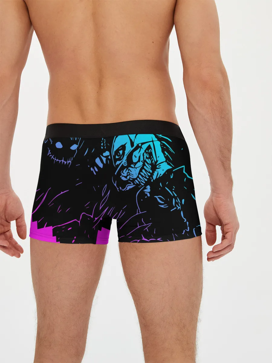 Мужские трусы боксеры / Velial Squad neon