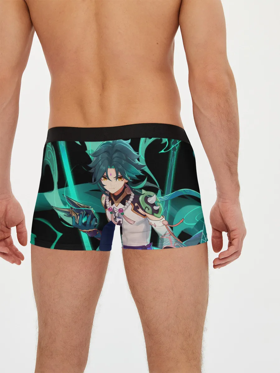 Мужские трусы боксеры / Геншин импакт: Сяо