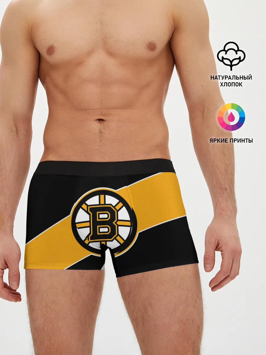 Мужские трусы боксеры / Бостон Брюинз, Boston Bruins