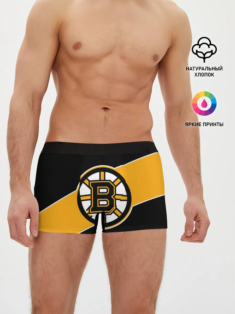 Мужские трусы боксеры / Бостон Брюинз, Boston Bruins