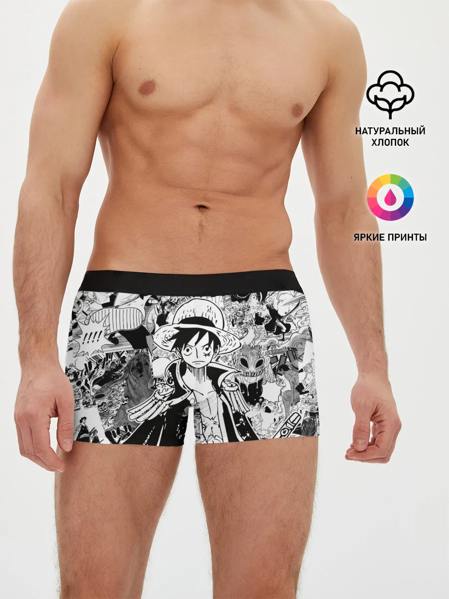 Мужские трусы боксеры / Ван Пис, One Piece, манга