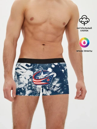 Мужские трусы боксеры / Коламбус Блю Джекетс, Columbus Blue Jackets