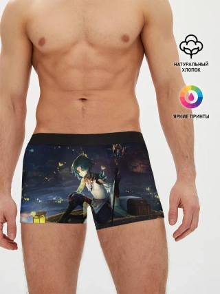 Мужские трусы боксеры / Сяо | Xiao | Genshin Impact