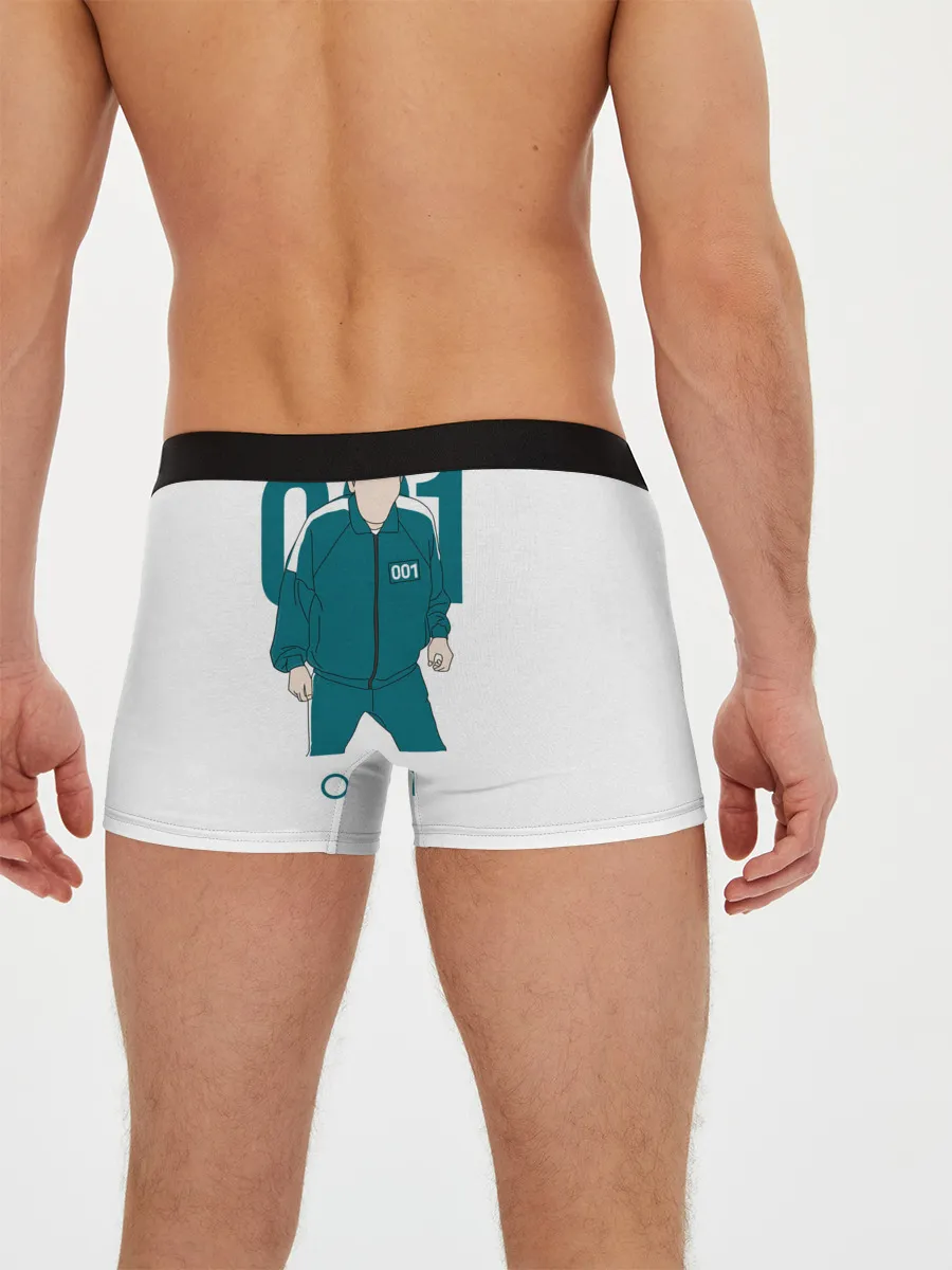 Мужские трусы боксеры / Squid game - О Иль Нам 001