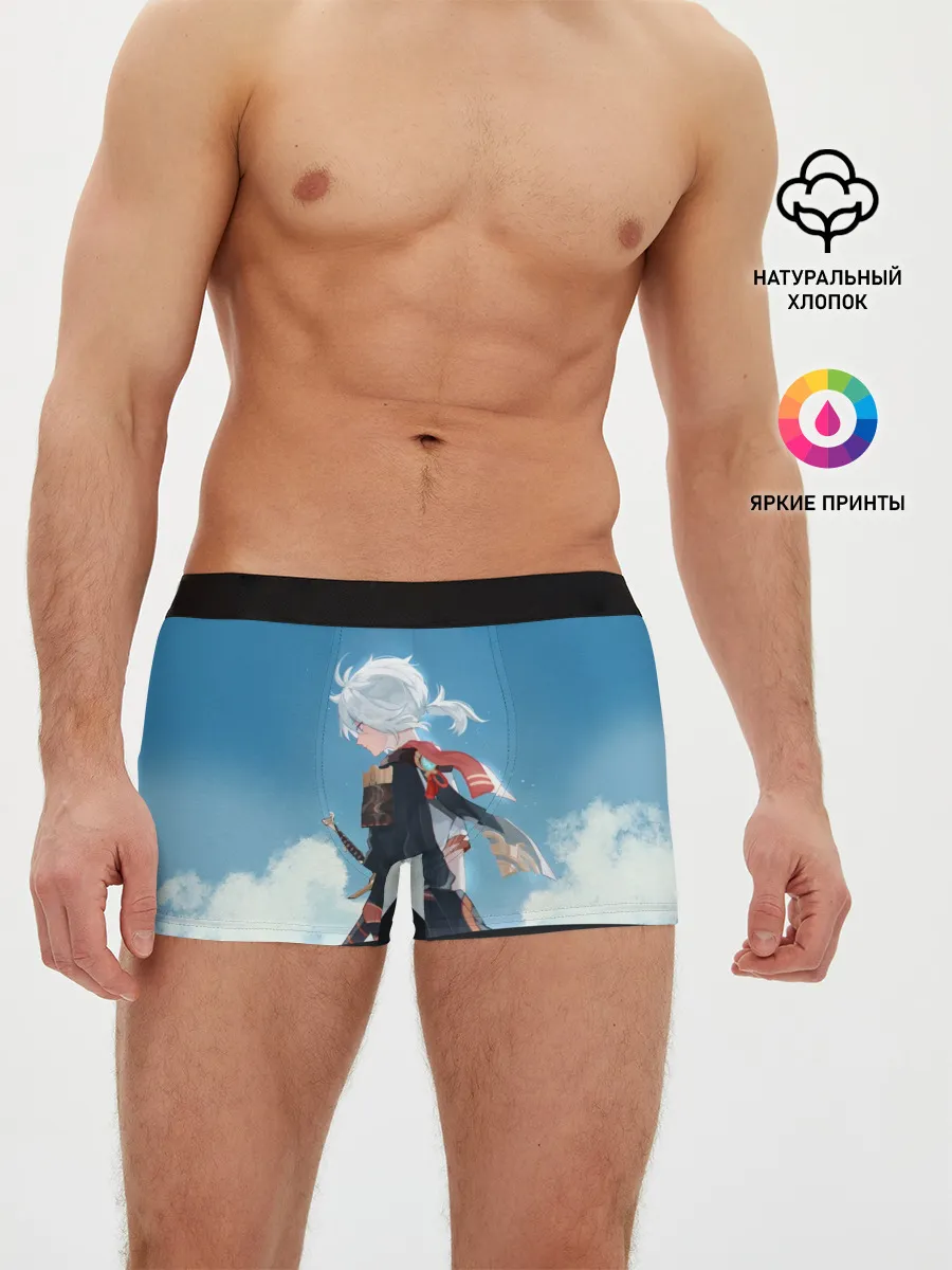 Мужские трусы боксеры / КАДЗУХА НА ФОНЕ НЕБА