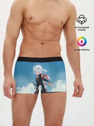 Мужские трусы боксеры / КАДЗУХА НА ФОНЕ НЕБА