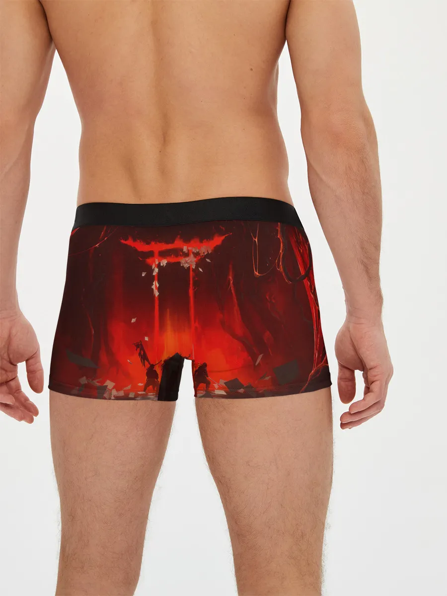 Мужские трусы боксеры / GHOST OF TSUSHIMA САМУРИ В ОГНЕ