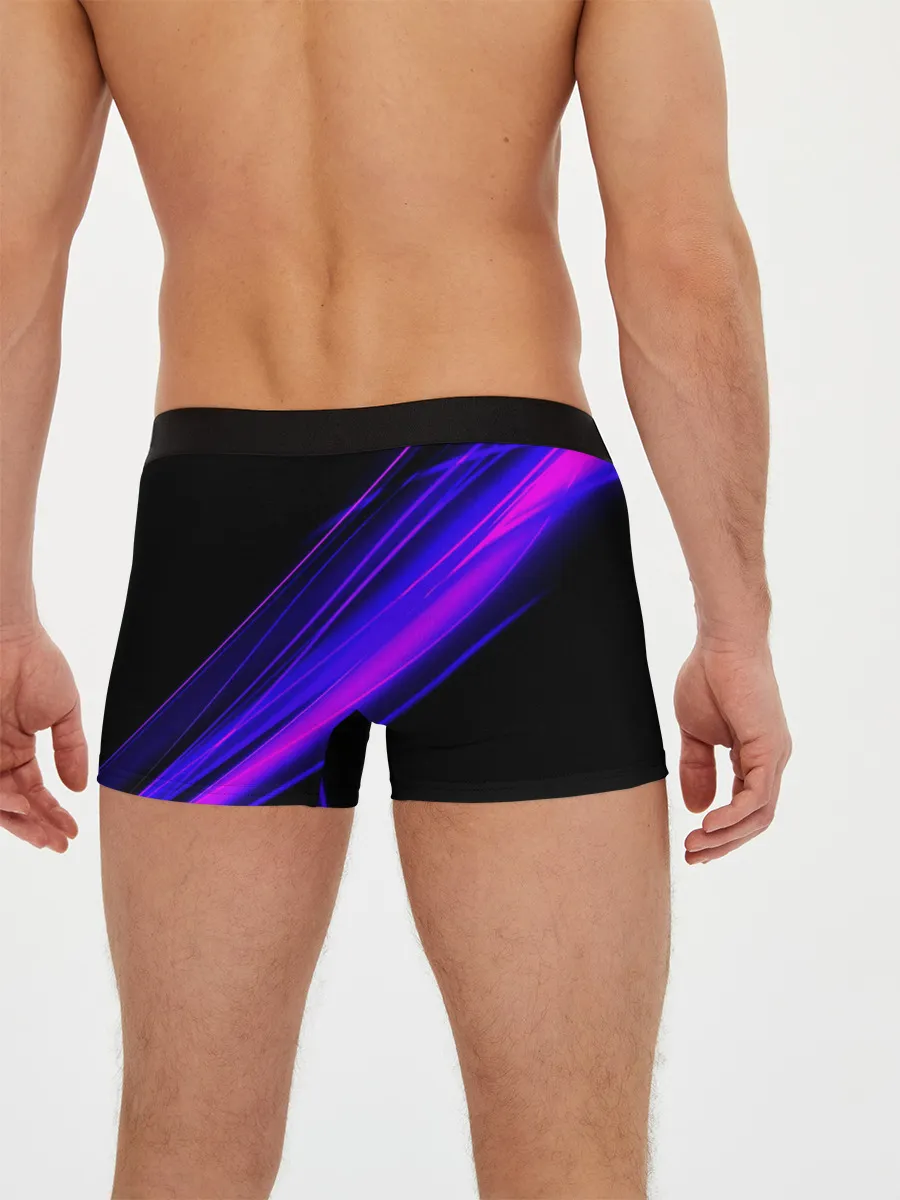 Мужские трусы боксеры / MERCEDES-BENZ / МЕРСЕДЕС-БЕНЗ / ПУРПУРНЫЙ