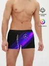 Мужские трусы боксеры / MERCEDES-BENZ / МЕРСЕДЕС-БЕНЗ / ПУРПУРНЫЙ