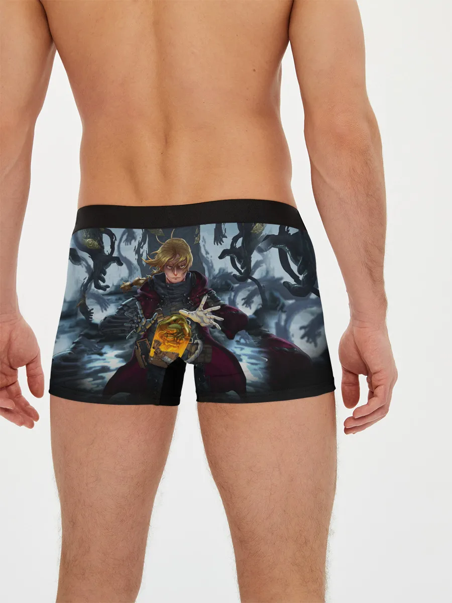 Мужские трусы боксеры / СТАЛЬНОЙ АЛХИМИК DEATH STRANDING STYLE