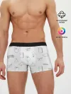 Мужские трусы боксеры / эскизы простые