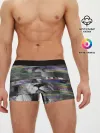 Мужские трусы боксеры / Glitch lion 2020