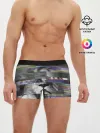 Мужские трусы боксеры / Glitch lion 2020