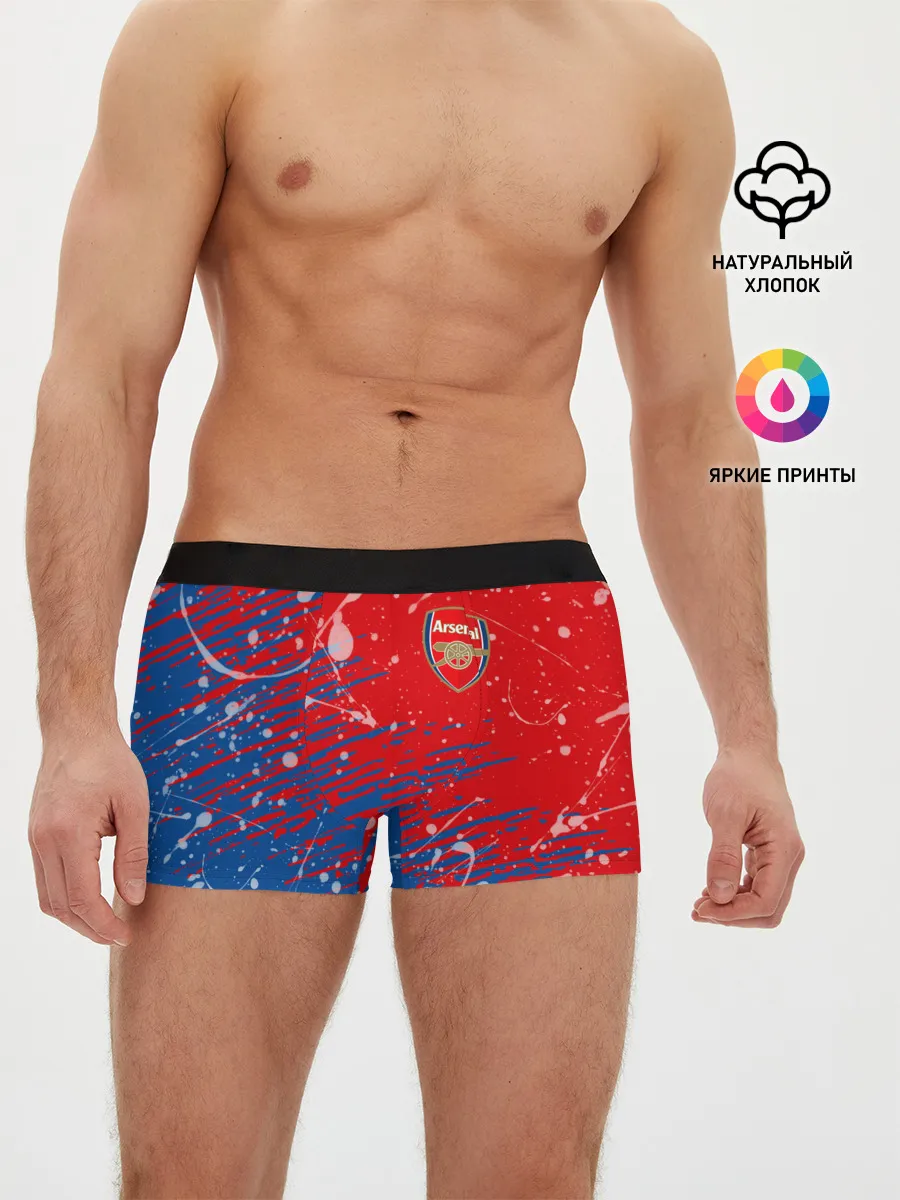Мужские трусы боксеры / Arsenal: Фирменные цвета.