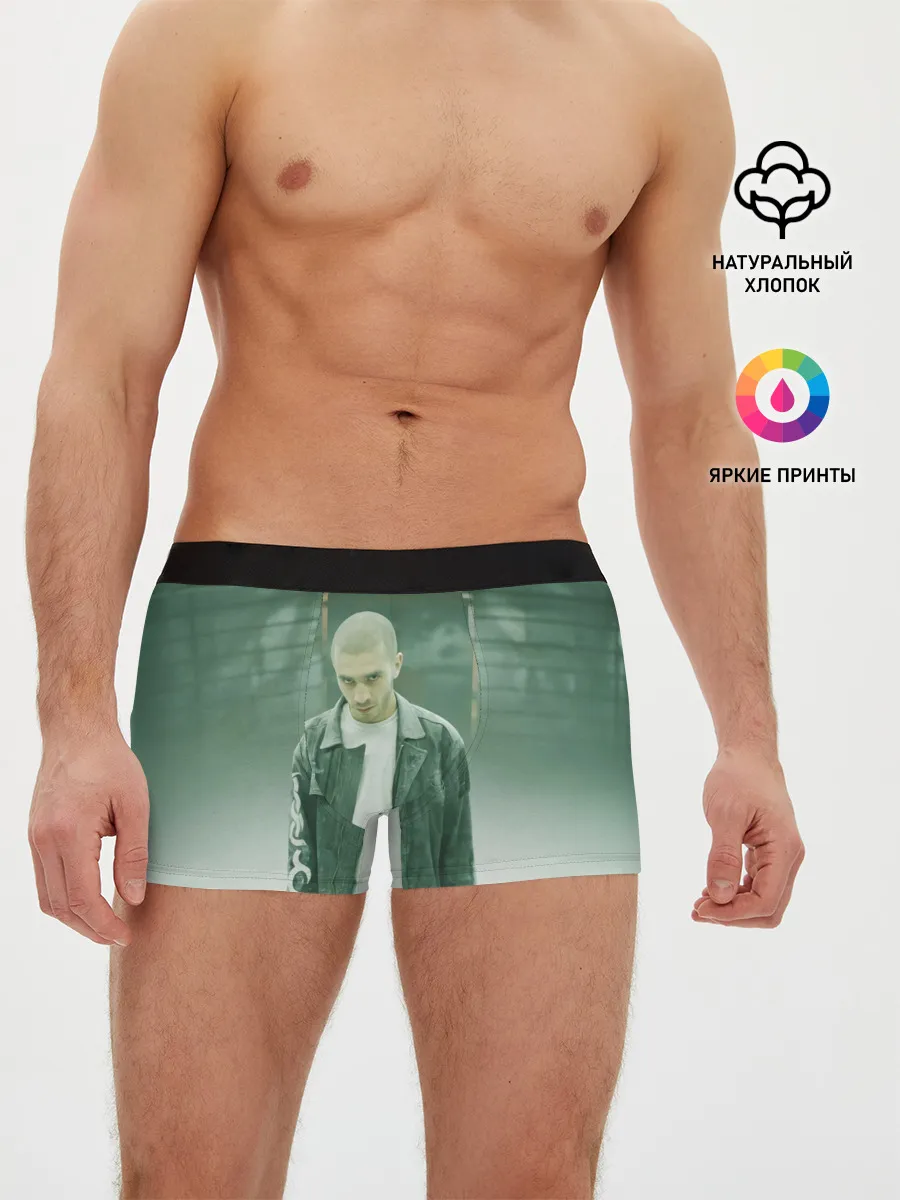 Мужские трусы боксеры / Хаски в комнате