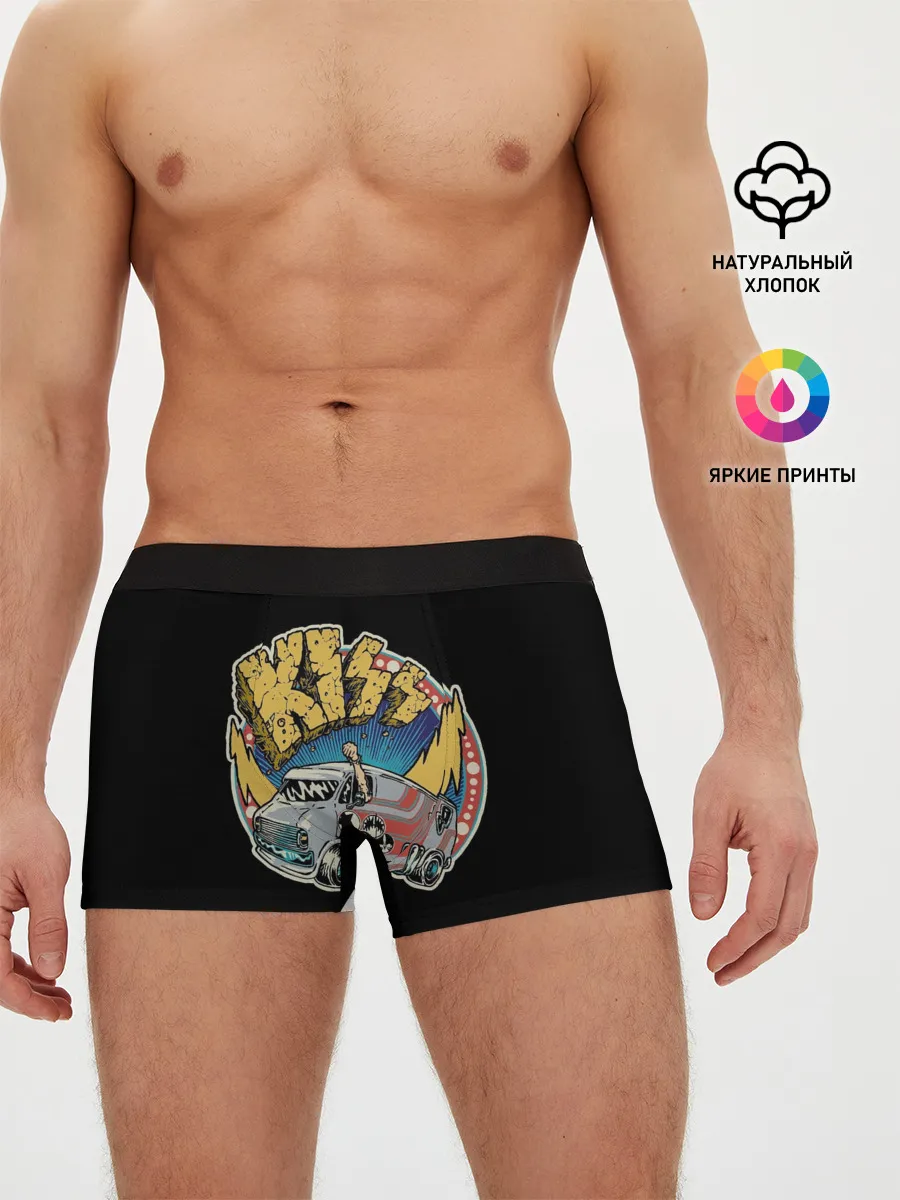 Мужские трусы боксеры / Едем на Кисс