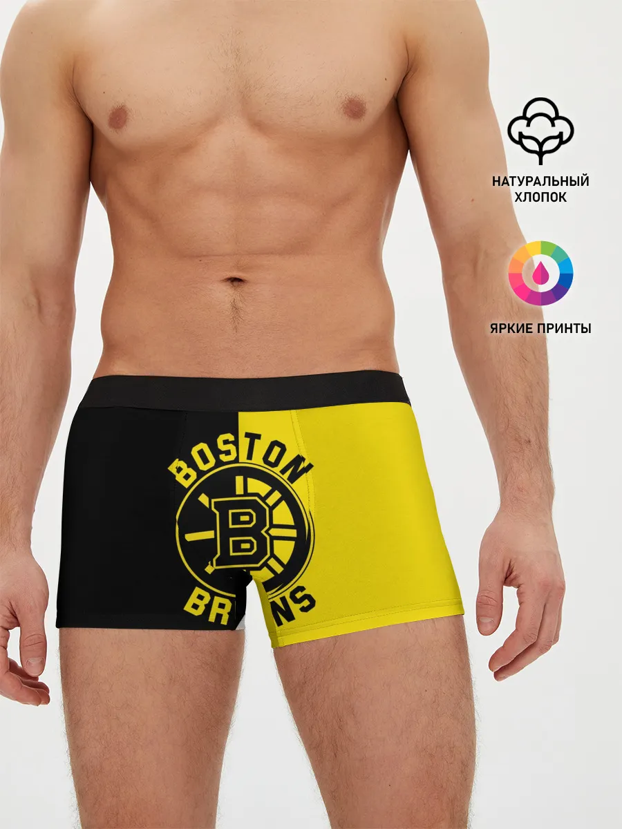 Мужские трусы боксеры / Boston Bruins, Бостон Брюинз