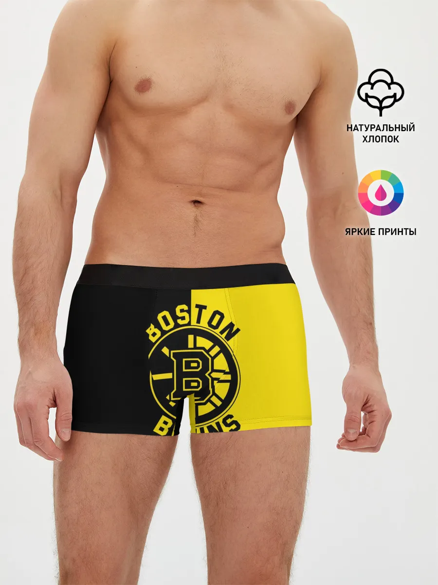 Мужские трусы боксеры / Boston Bruins, Бостон Брюинз