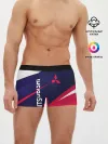 Мужские трусы боксеры / MITSUBISHI ТРИКОЛОР