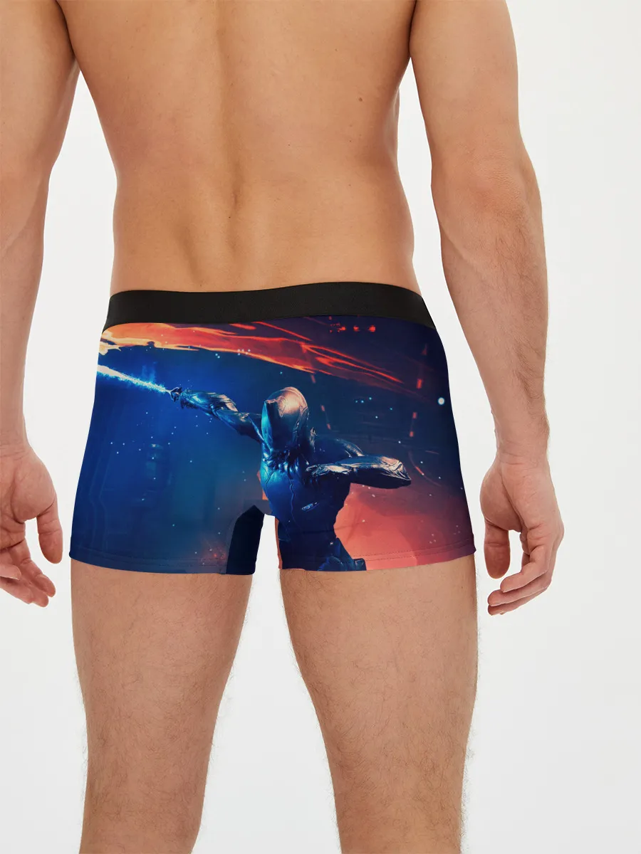 Мужские трусы боксеры / WAFRAME NEON KATANA FIRE