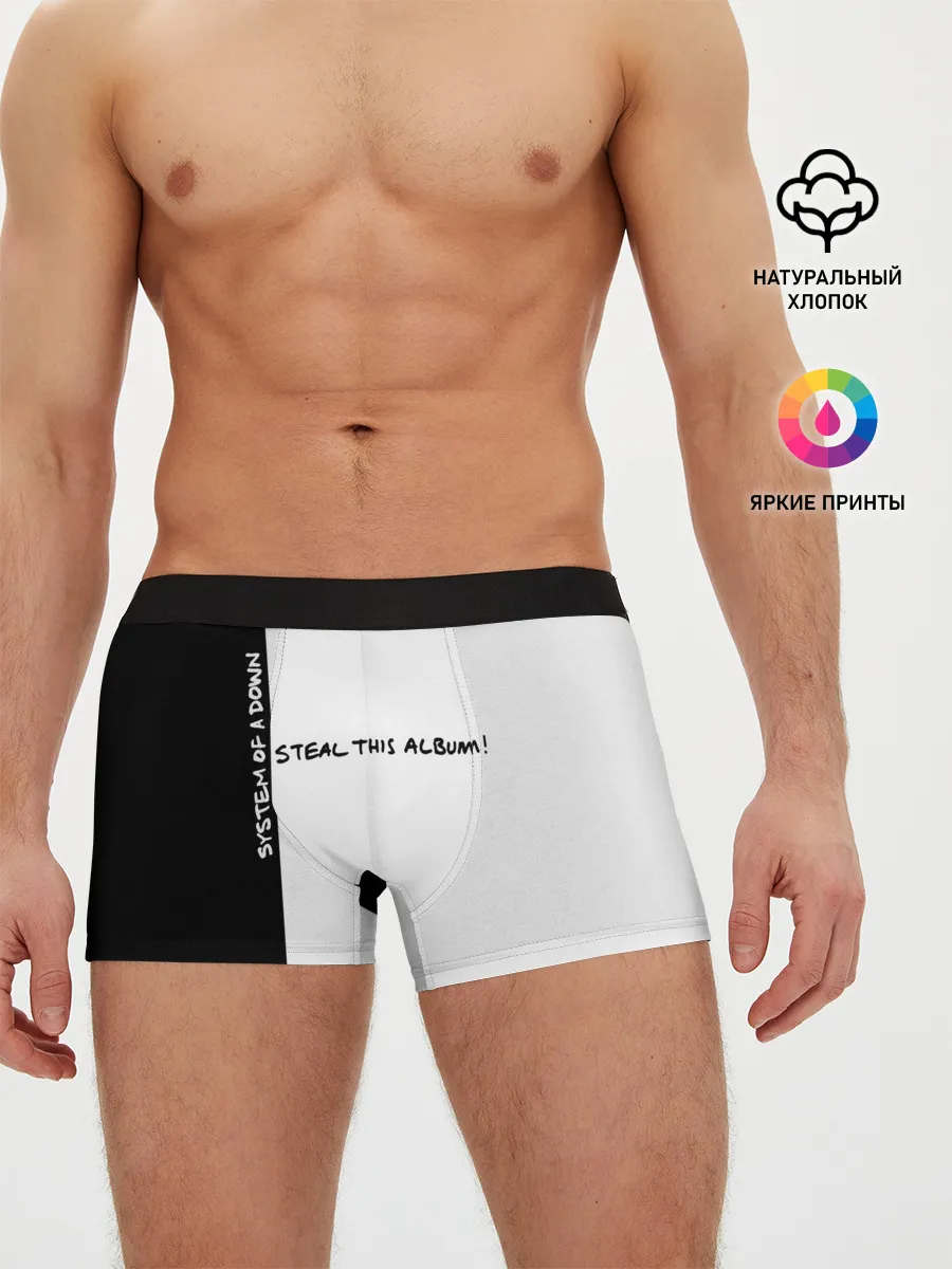 Мужские трусы боксеры / System of a Down - Steal This Album!