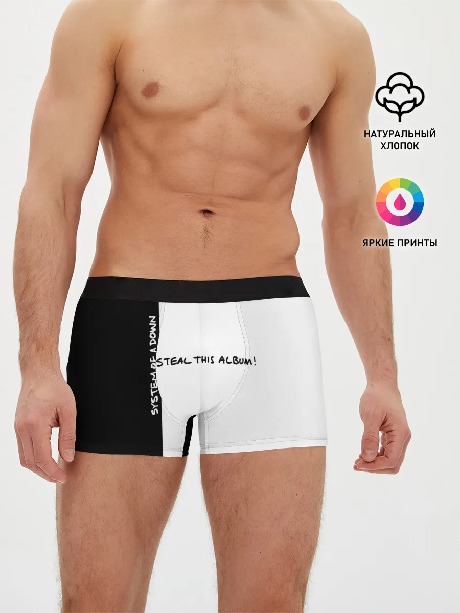 Мужские трусы боксеры / System of a Down - Steal This Album!