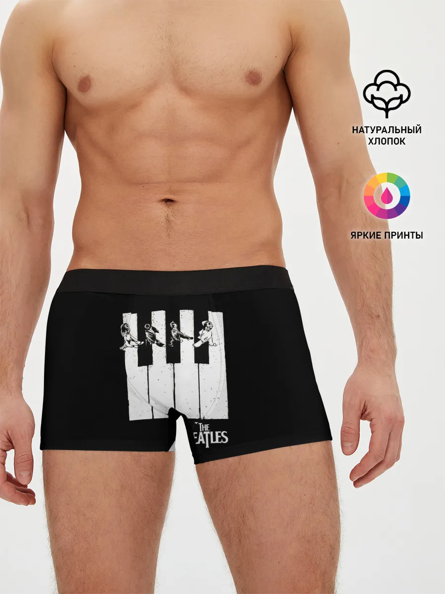 Мужские трусы боксеры / THE BEATLES ЗНАМЕНИТАЯ КАРТИНКА