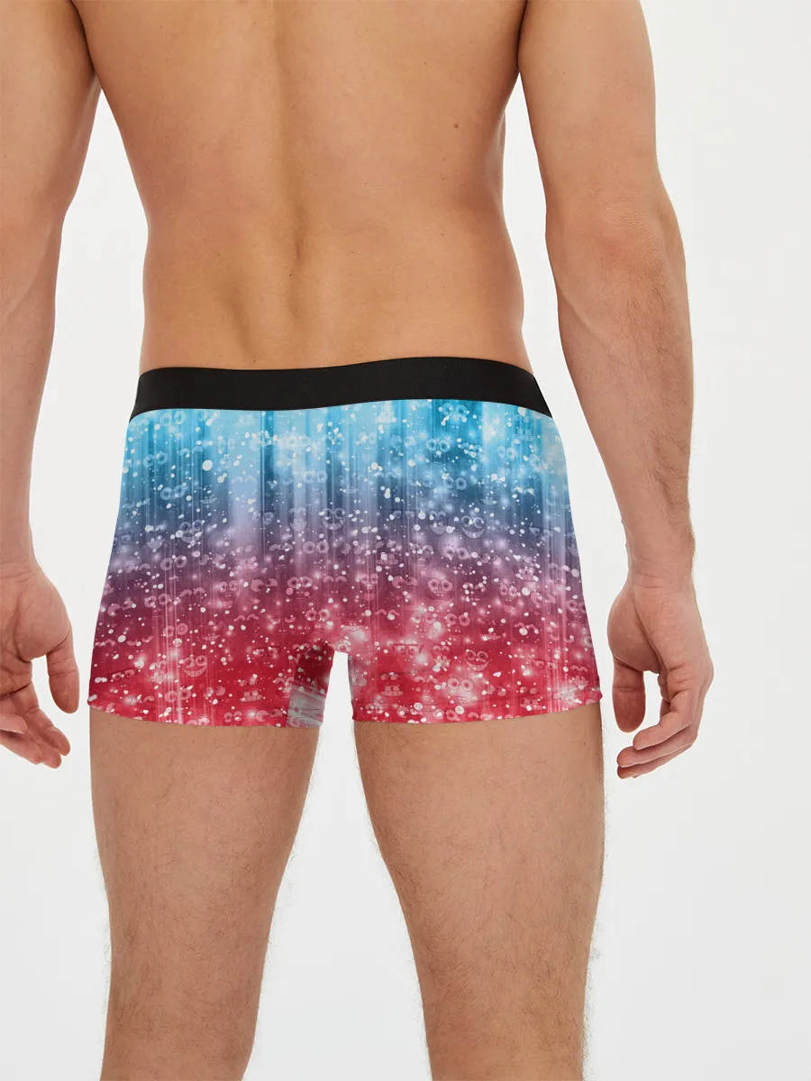 Мужские трусы боксеры / Новогодний Спанч Боб