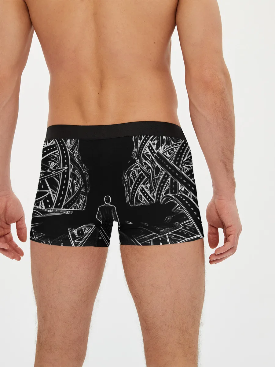 Мужские трусы боксеры / Дорога в некуда