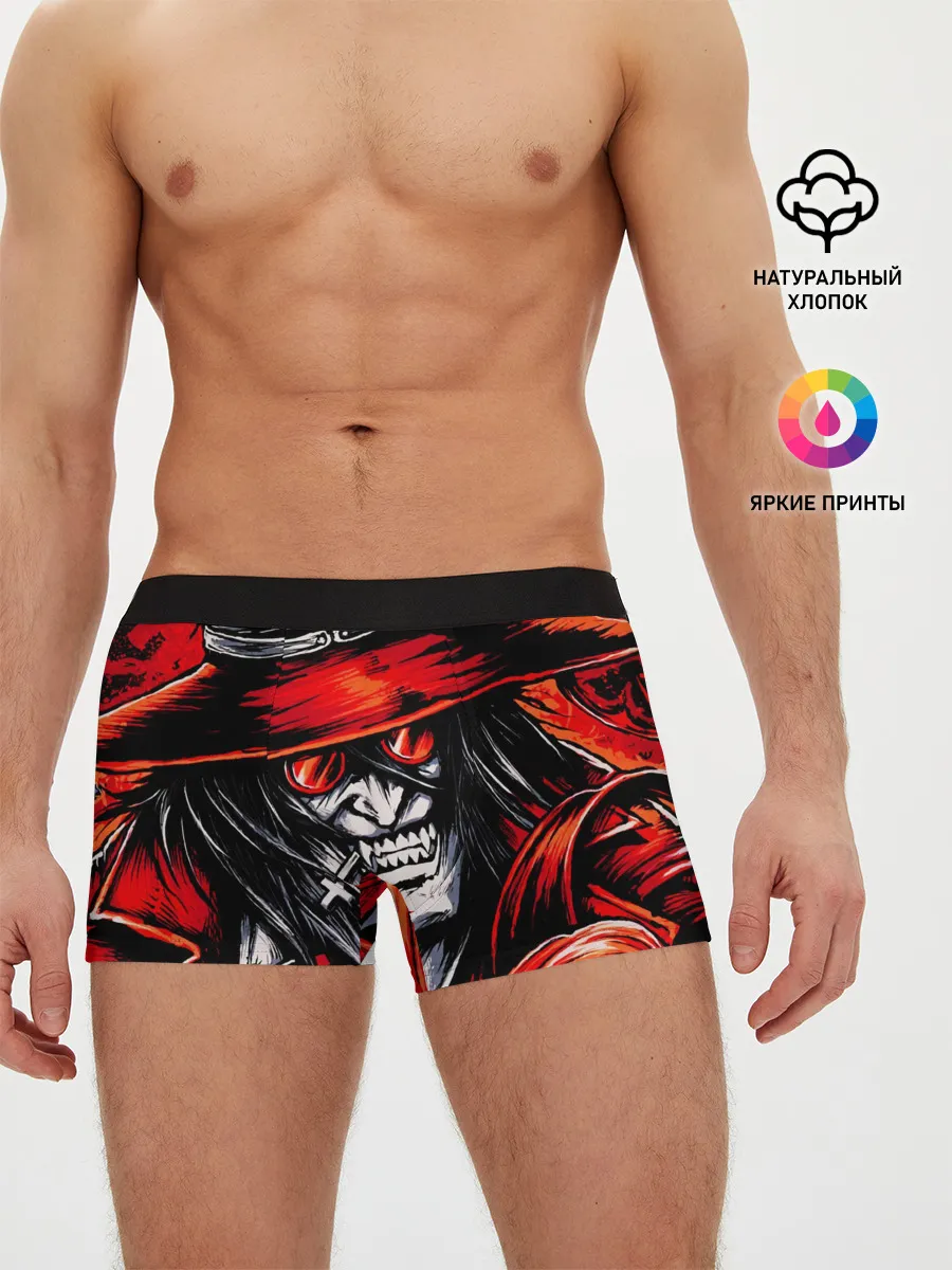Мужские трусы боксеры / ALUCARD IN RED