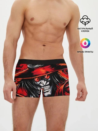 Мужские трусы боксеры / ALUCARD IN RED