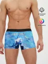 Мужские трусы боксеры / Kaneki Ken на синем фоне